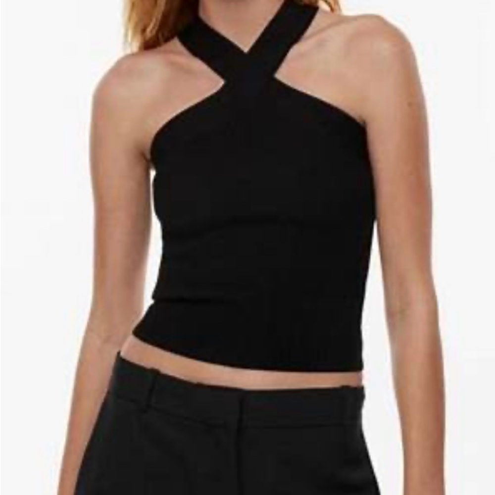 💖SOLD💖Babaton sculpt cross top